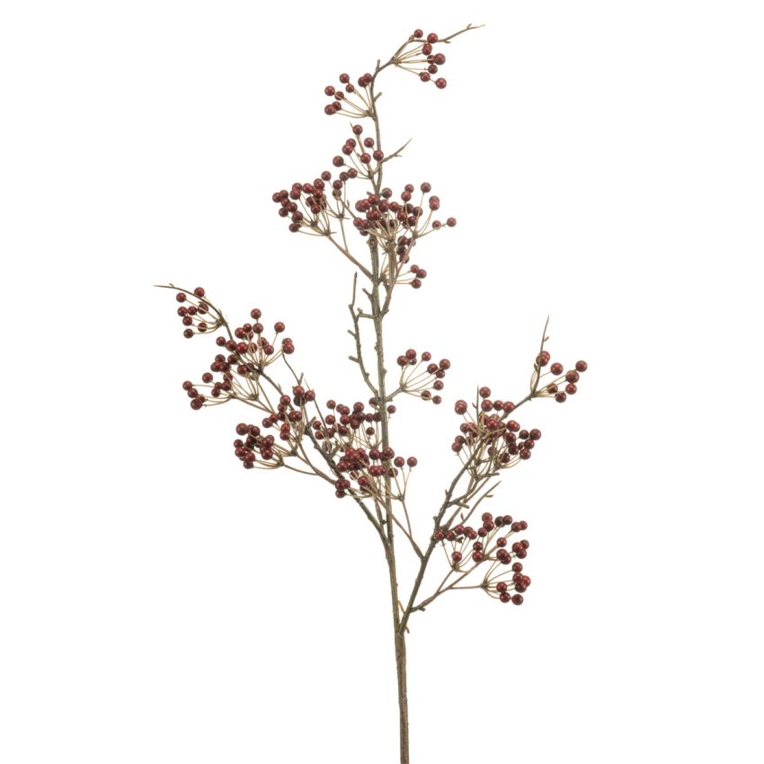 Berry spray dk red 80cm