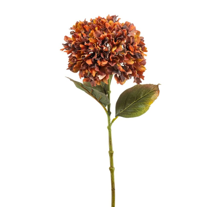 Hydrangea spray orange 75cm