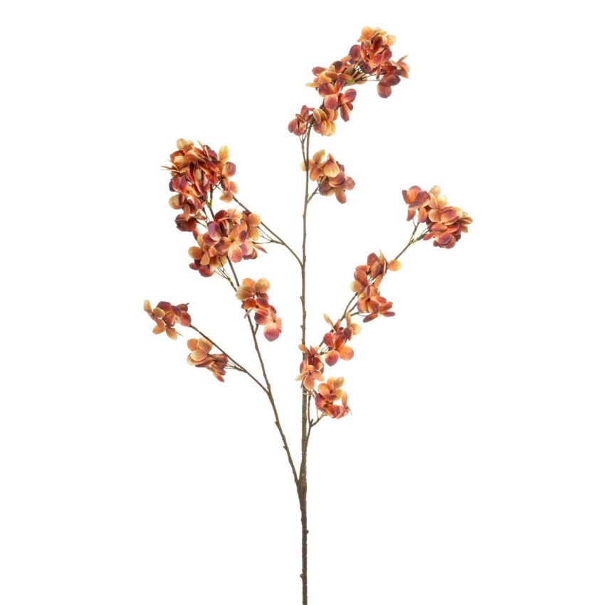 Hydrangea blossom spray mauve 110cm