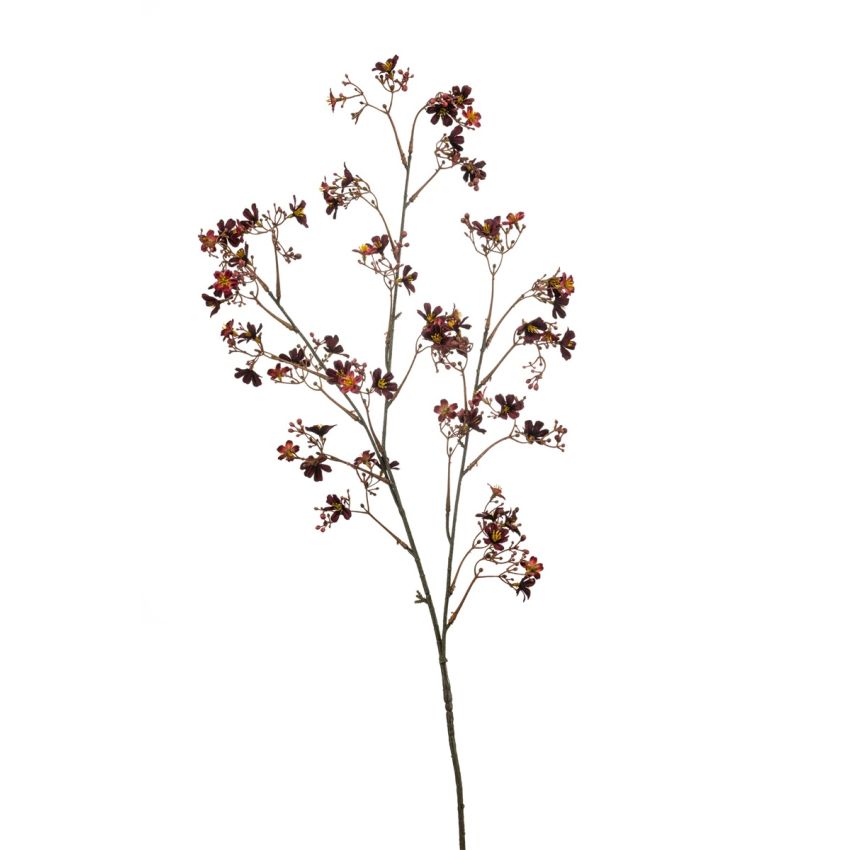 Daphne spray burgundy 105cm
