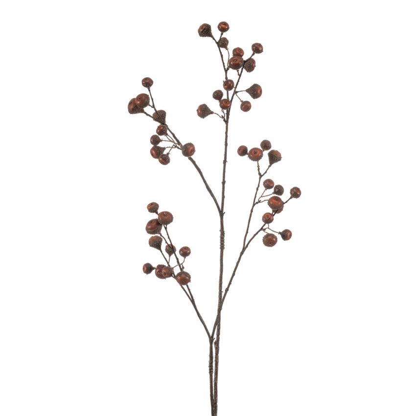 Oak fruit spray brown 95cm