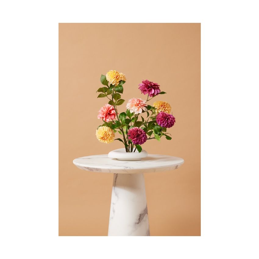 Dahlia pompon spray tt pink 74cm