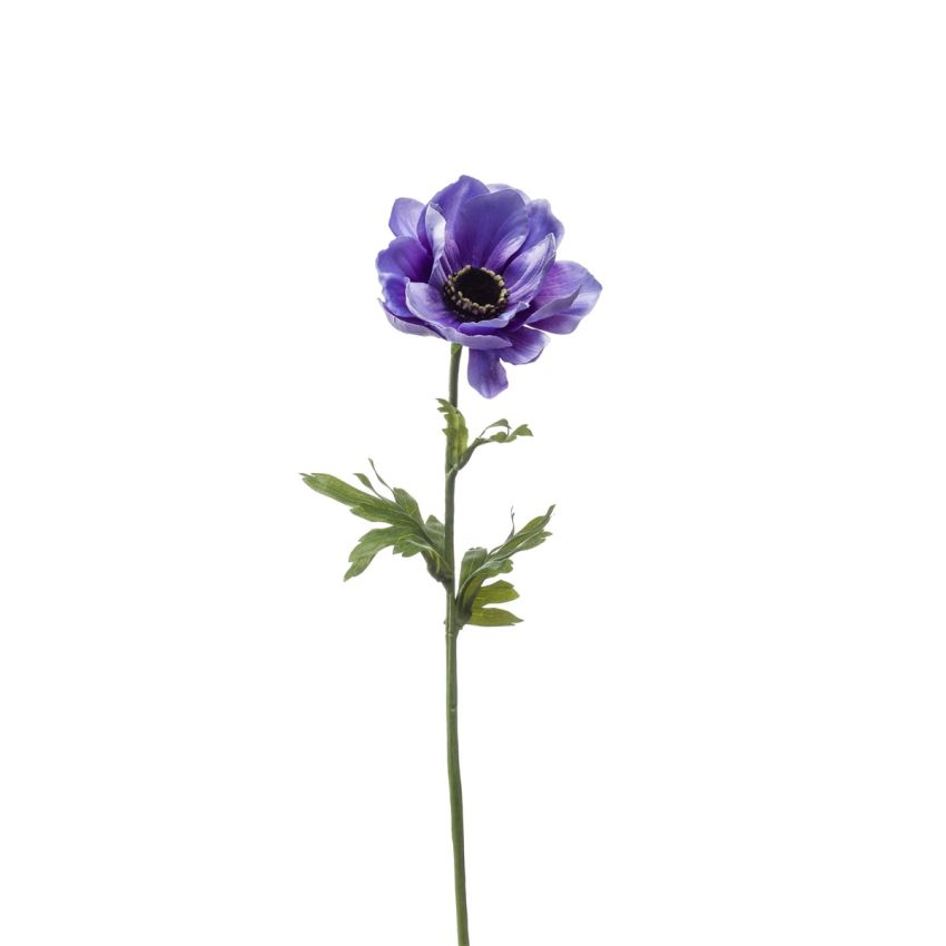Anemone spray blue 45cm