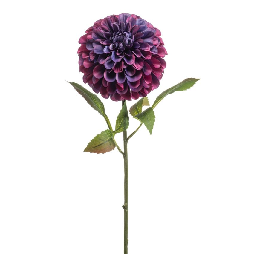 Dahlia pompon spray XL tt purple 77cm