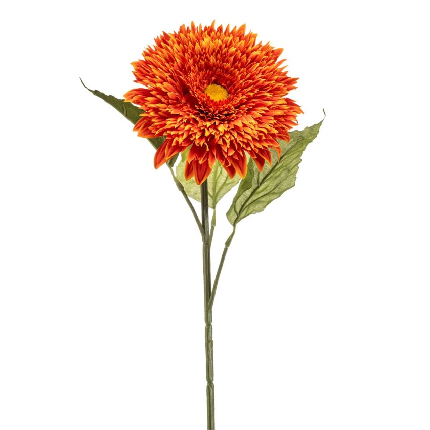 Helianthus spray orange 65cm