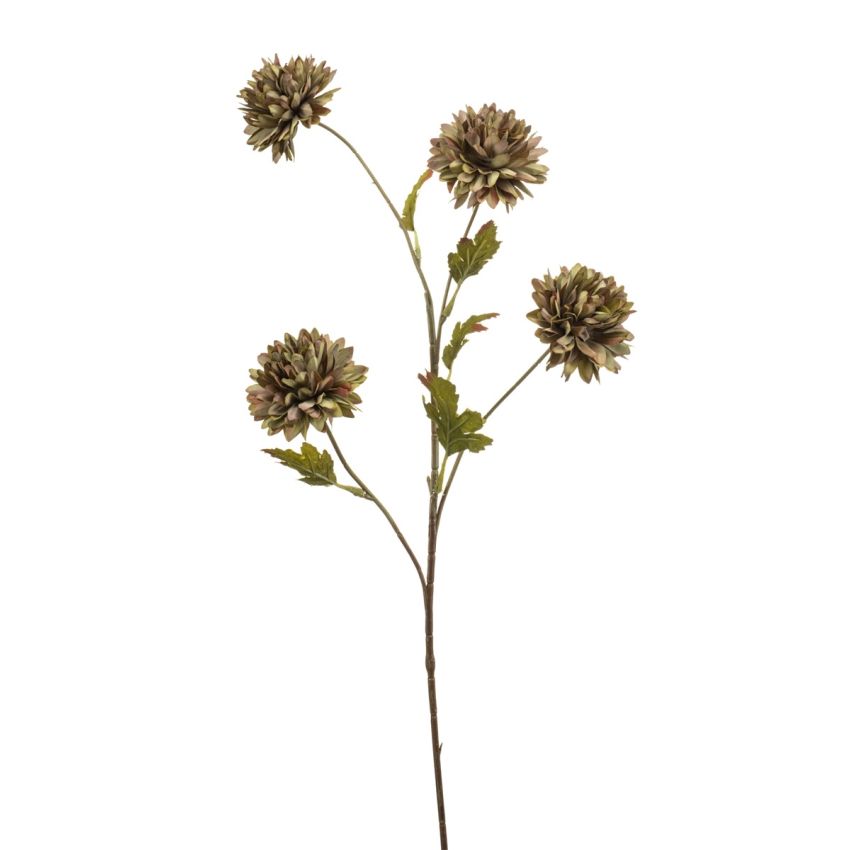 Chrysantum spray green 68cm