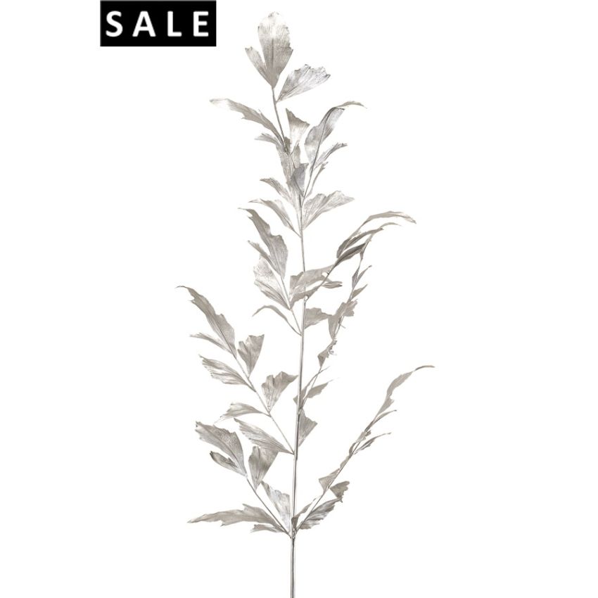 Fishtail palm spray silver 130cm