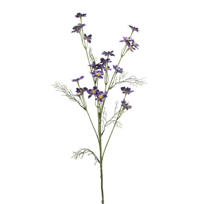 Wild flower spray purple 75cm