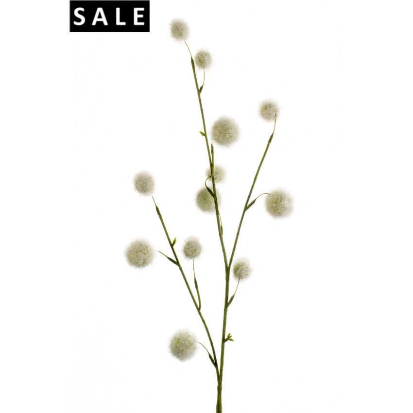 Pompom spray 80cm white