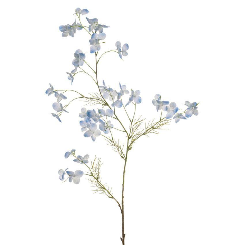 Hydrangea spray blue 105cm