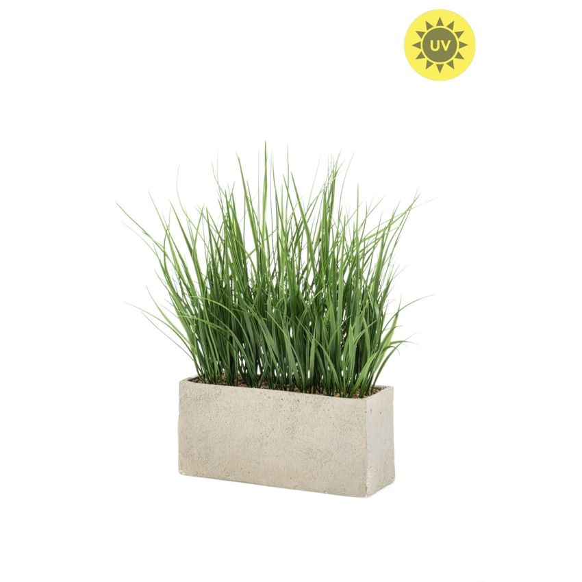 Grass UV in square deco 70cm