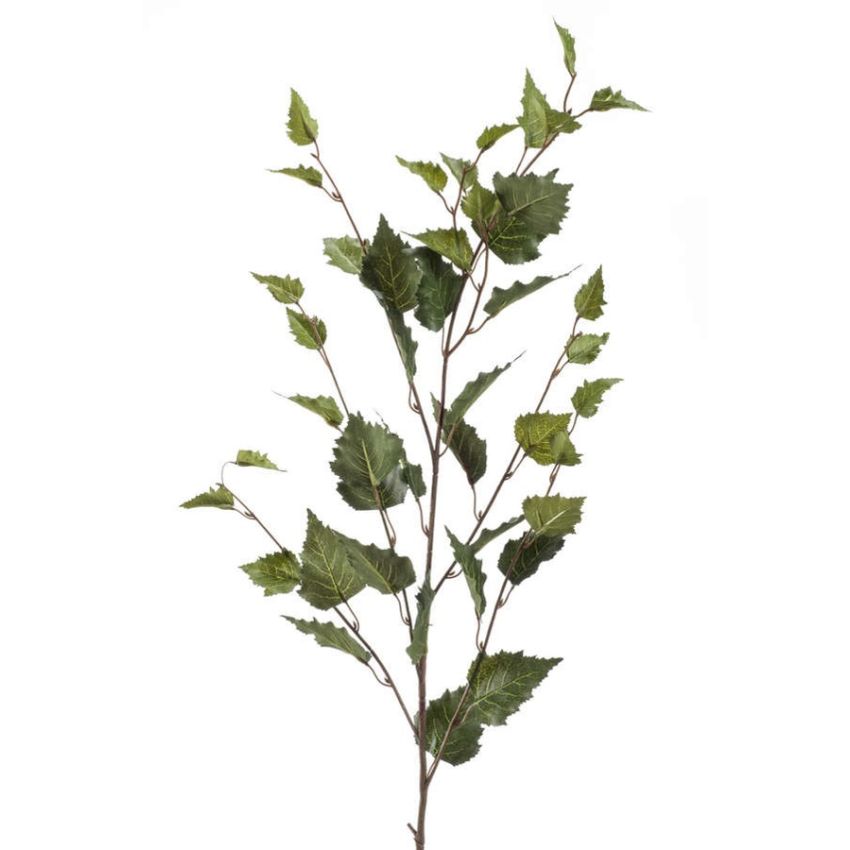 Birch leaf spray 95cm green