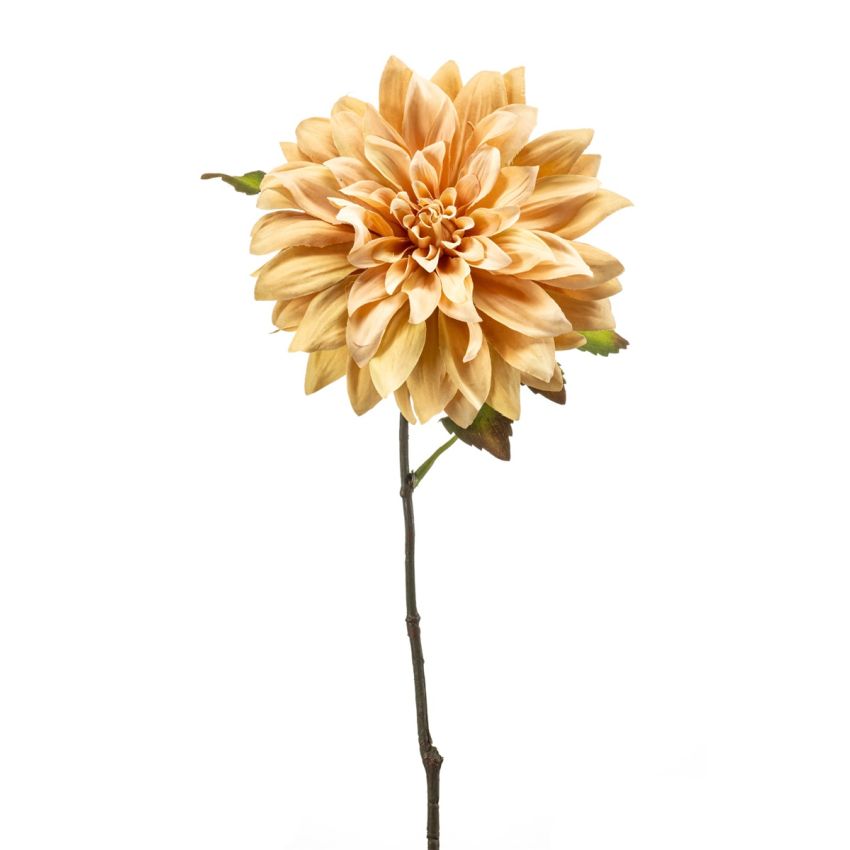 Dahlia spray peach 55cm