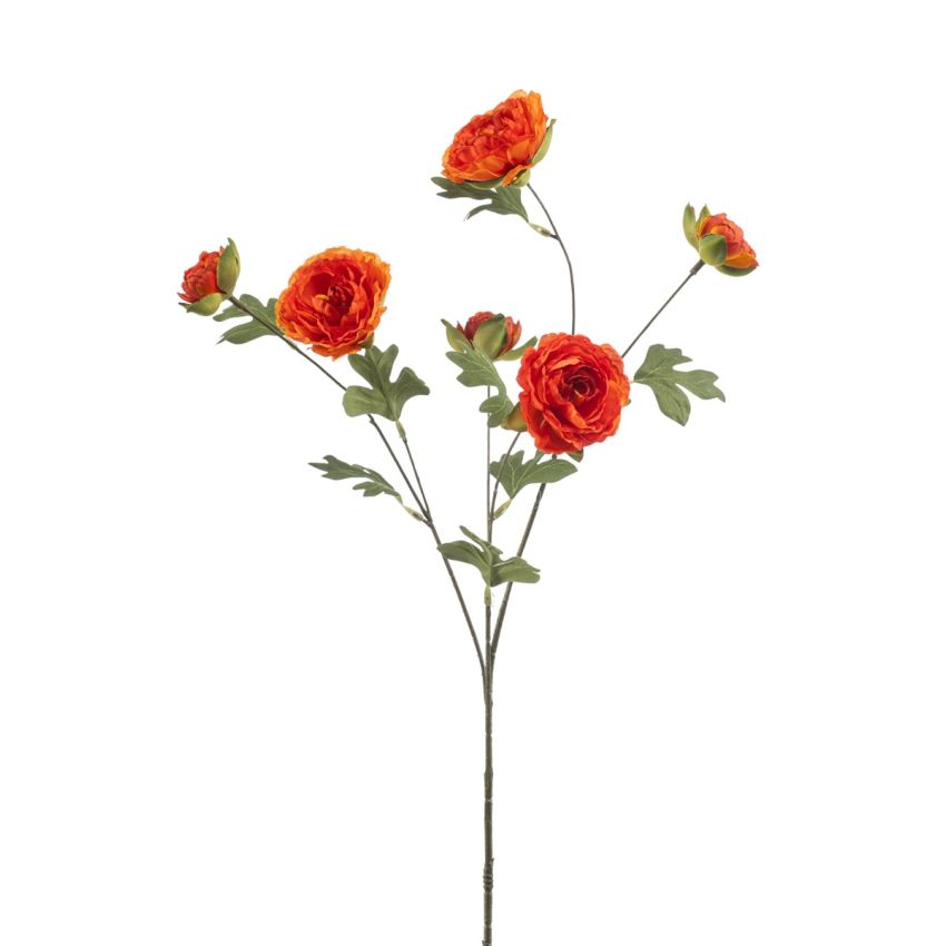 Ranunculus spray orange 78cm