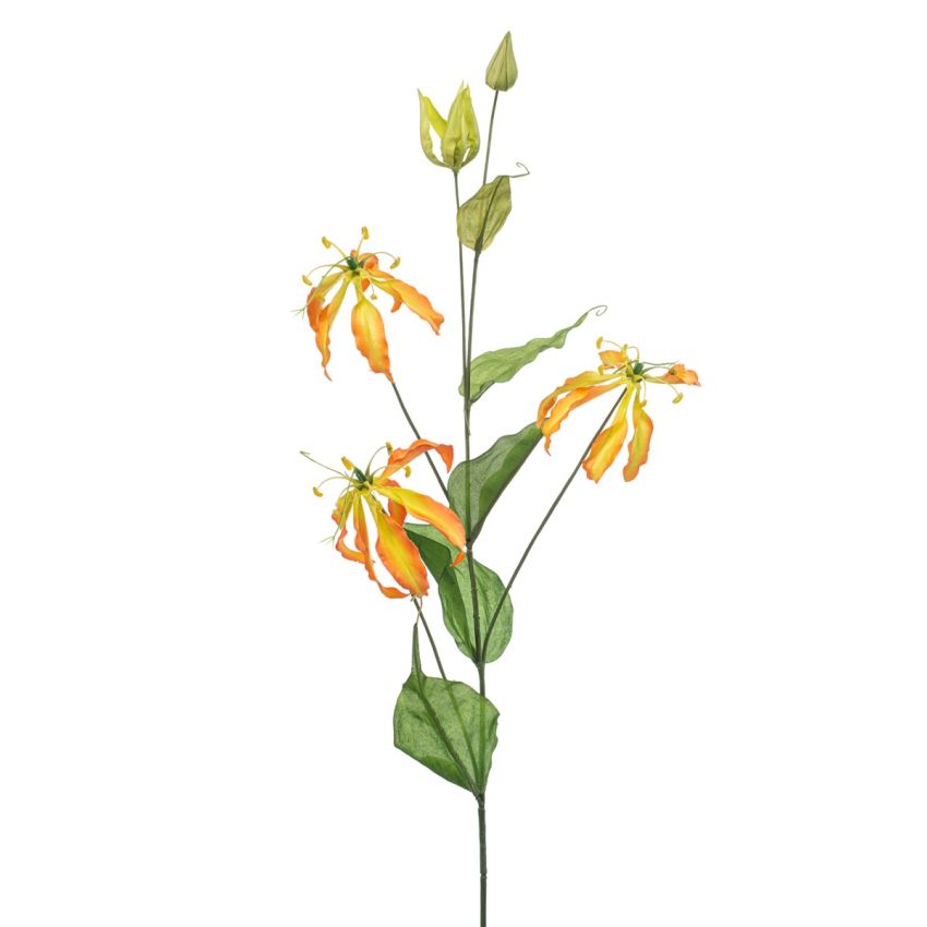 Gloriosa spray yellow/orange 105cm