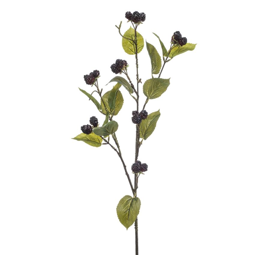 Blackberry spray burgundy 90cm