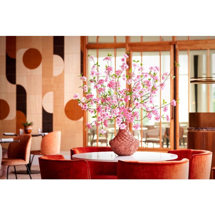 Blossom cherry spray pink 120cm