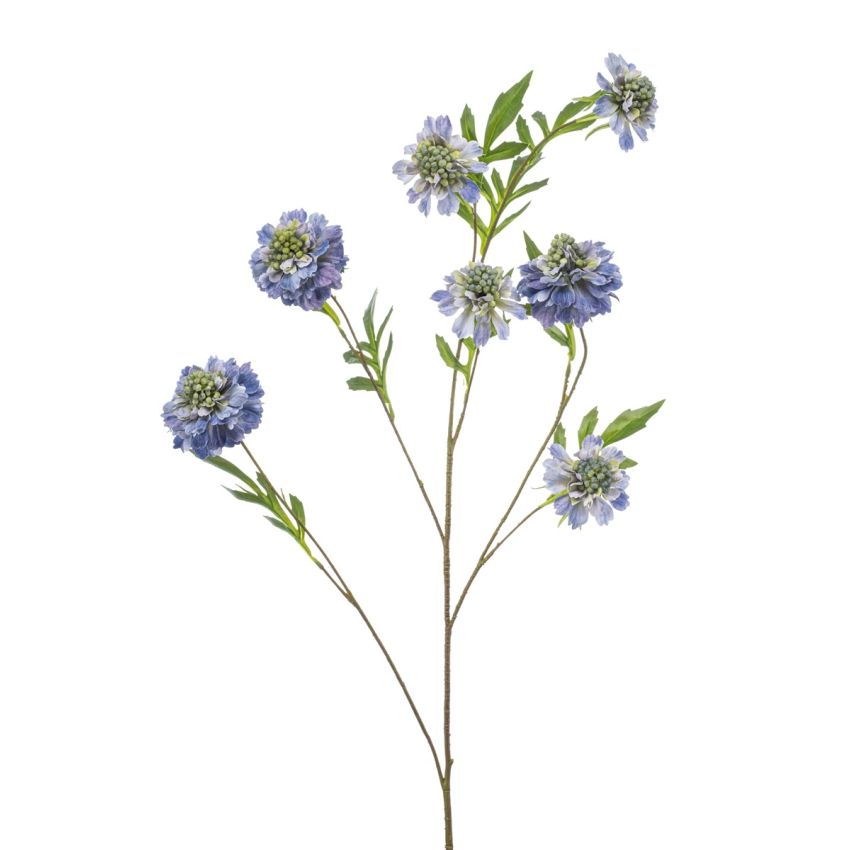 Scabiosa spray blue 113cm