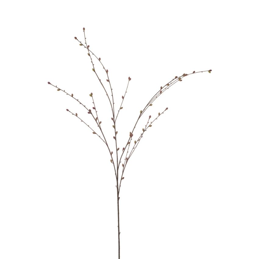 Pussy willow spray burgundy 120cm