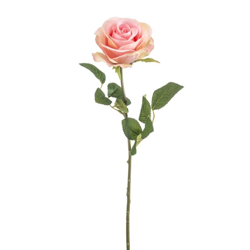 Rose syl spray lt pink 67cm