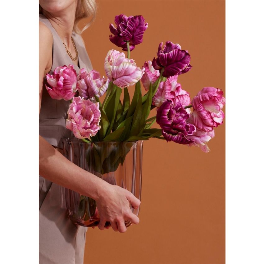 Tulip paris spray dk purple 66cm