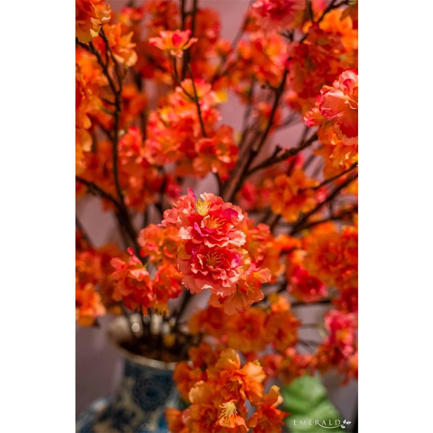 Blossom cherry spray hot pink 120cm