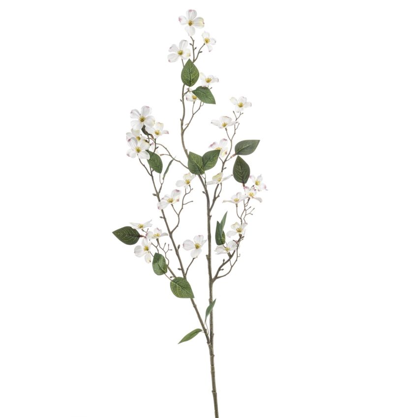 Dogwood spray white 105cm