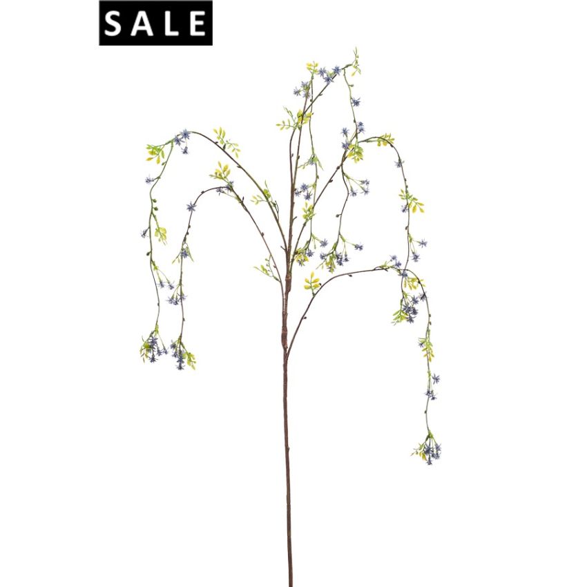 Twig branch hanging blue 135cm
