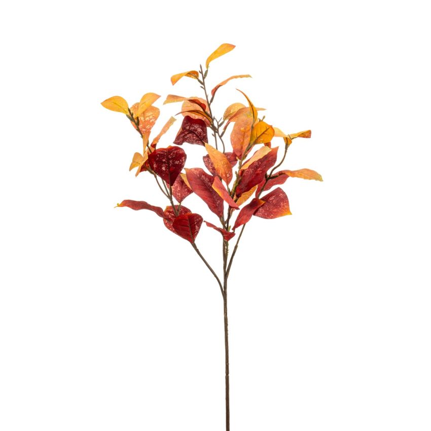 Birch lvs spray orange/red 60cm
