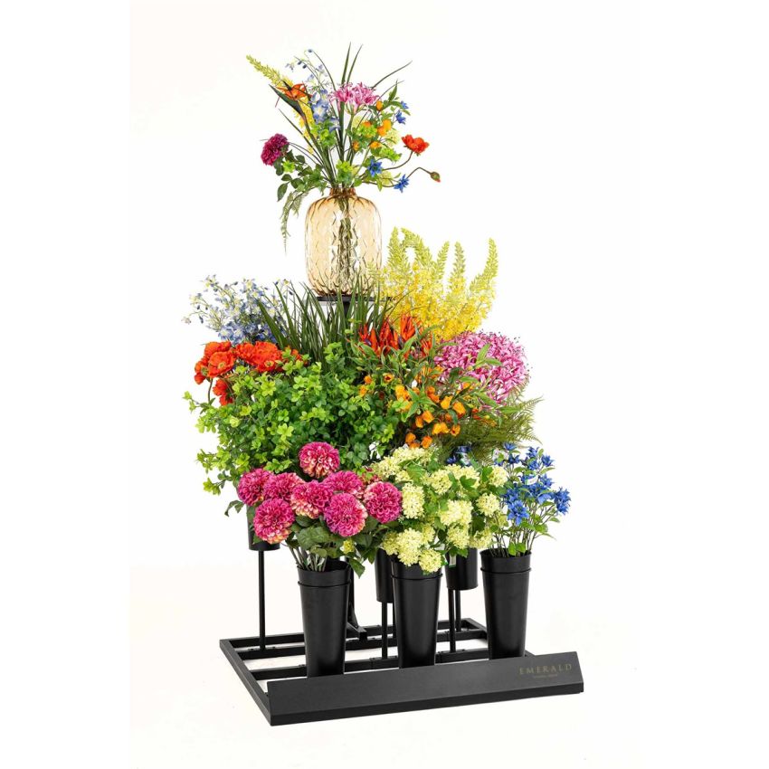 Display bouquet stairway (excl vases) (incl logo)