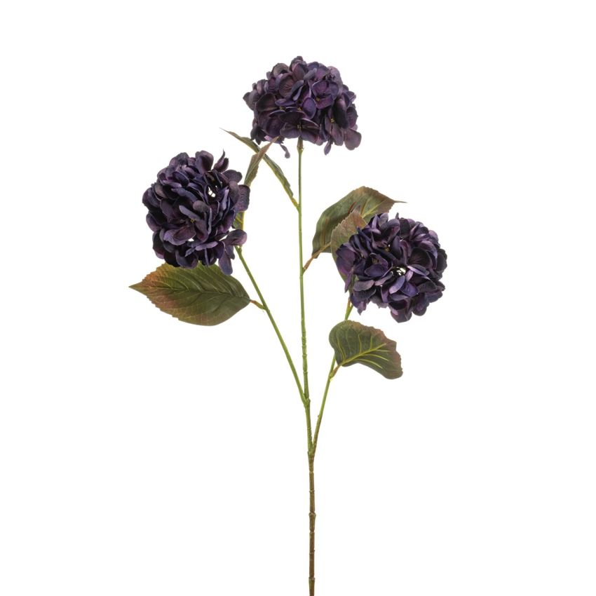 Hydrangea spray purple 77cm