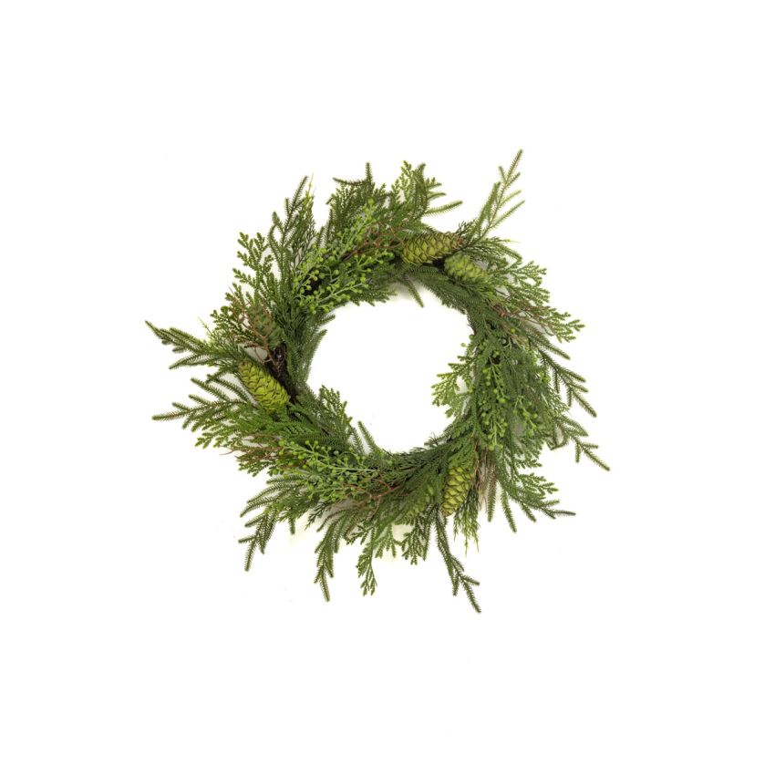 Cedar mix wreath d50cm