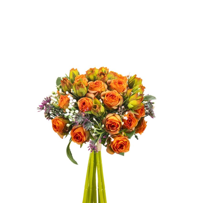 Rose mix bundle orange 25cm