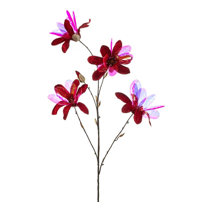 Magnolia spray x4 red glamour 120cm