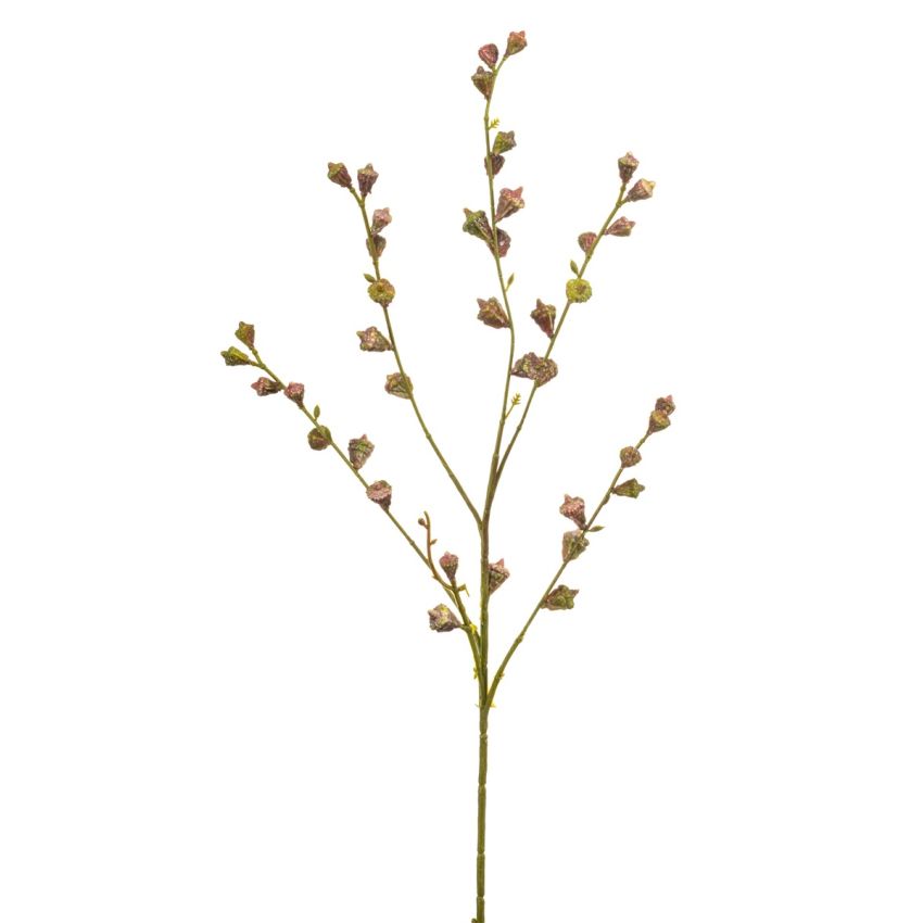 Eucalyptus pods spray pink 80cm