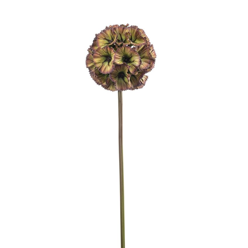 Scabiosa spray green/purple 66cm