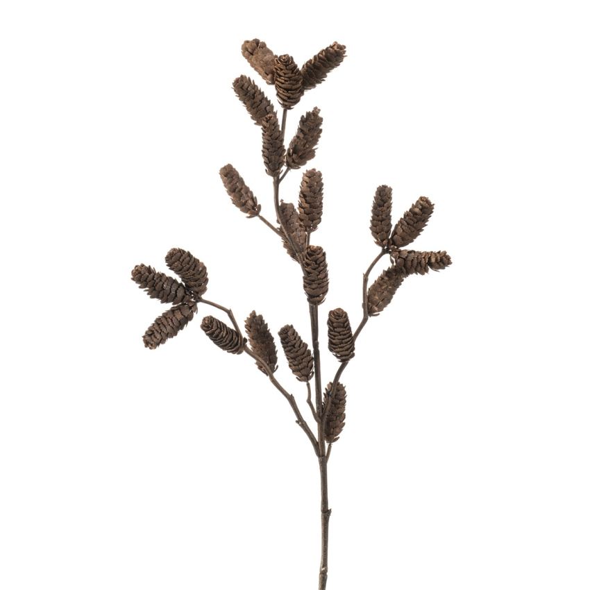 Pine cone spray x3 dk brown 75cm