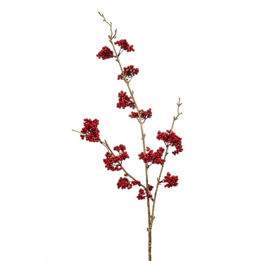 Berry spray red/gold 70cm