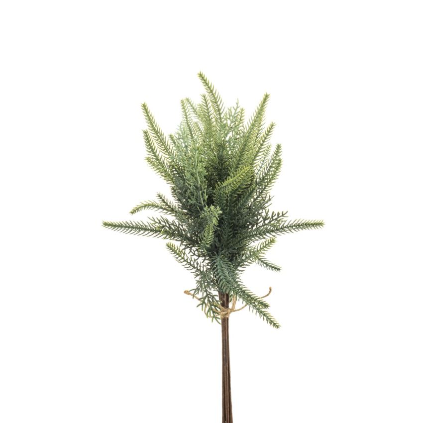 Pine cedar bundle green whitewash 45cm