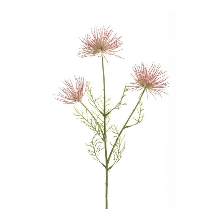 Anemone seed spray pink 65cm