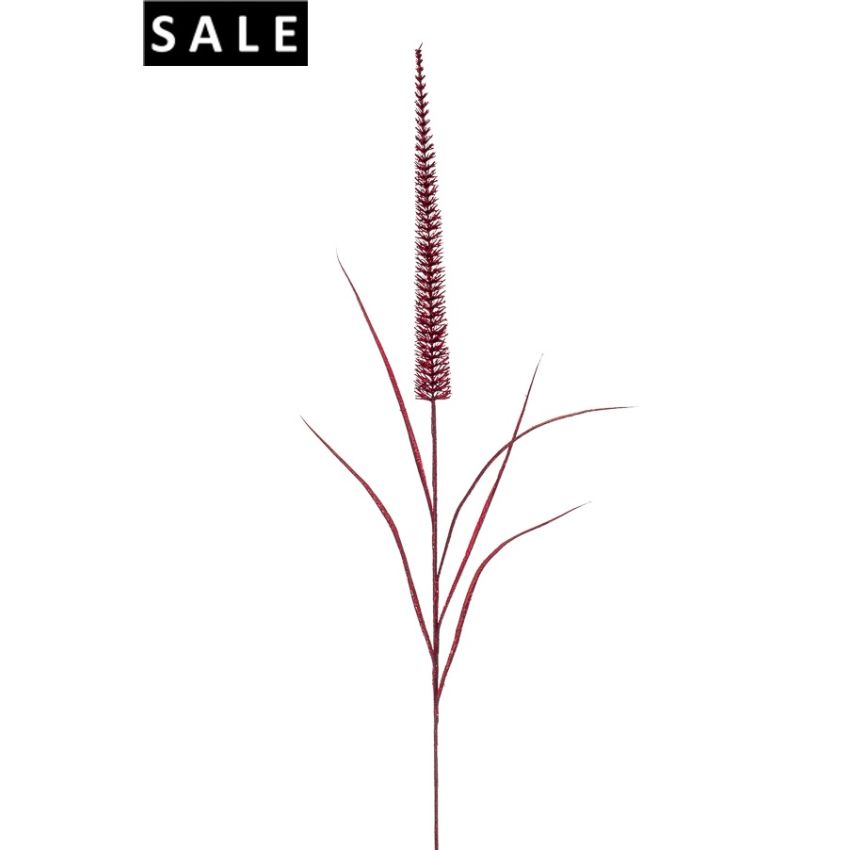 Pennisetum stem glitter burgundy 106cm