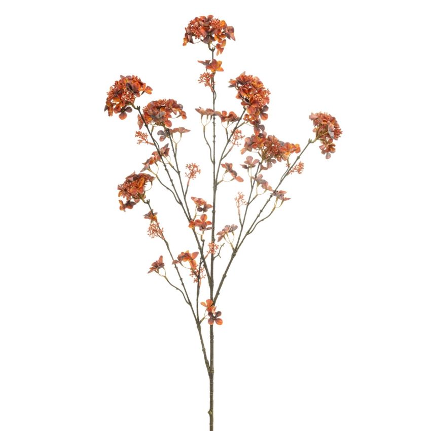 Hydrangea maple spray orange 120cm