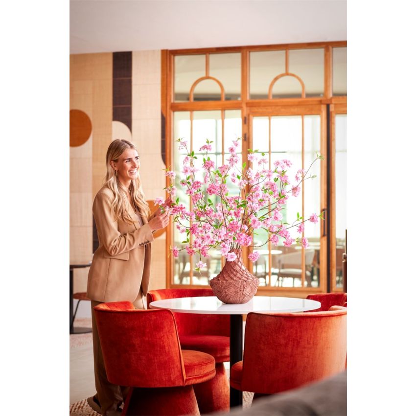 Blossom cherry spray fuchsia 120cm