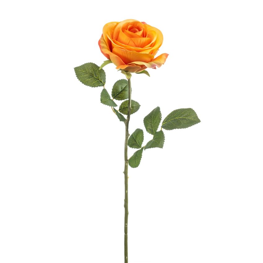 Rose syl spray orange 67cm
