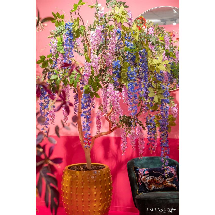 Wisteria spray blue 145cm