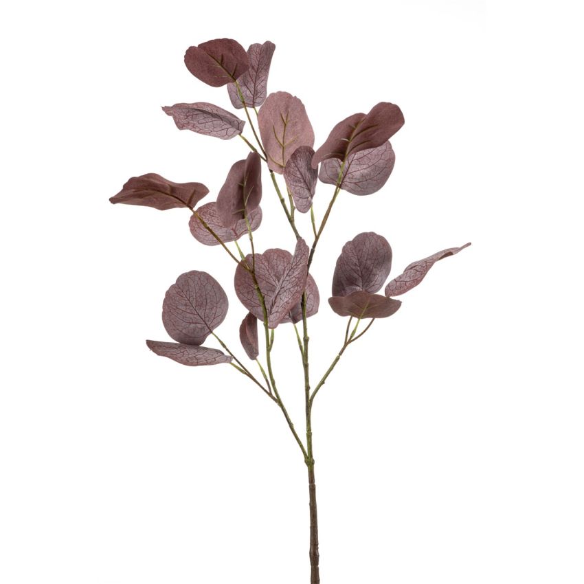 Eucalyptus spray burgundy 105cm