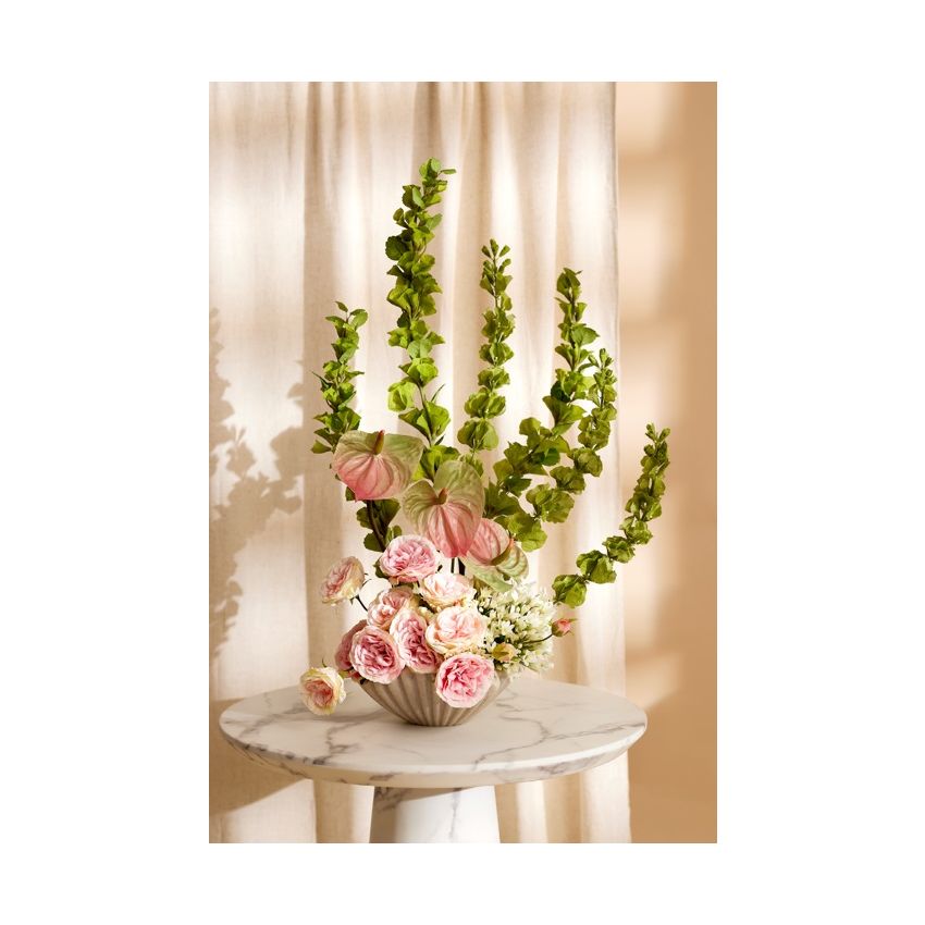 Rose anne spray peach 37cm