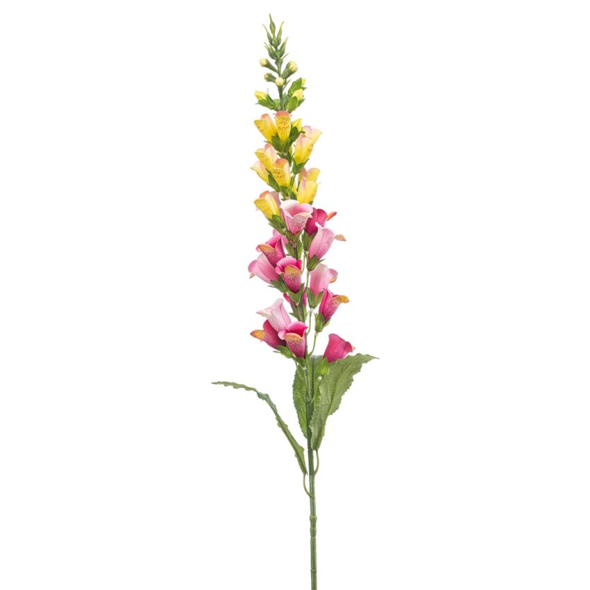 Digitalis spray pink/yellow 97cm