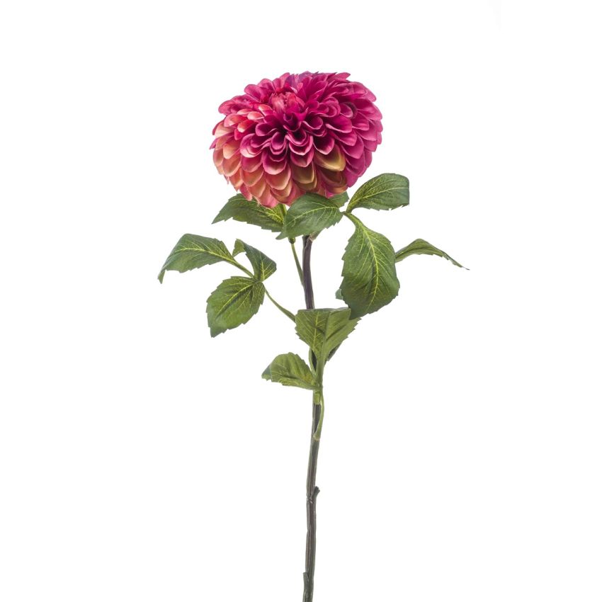 Dahlia pompon spray tt pink 74cm