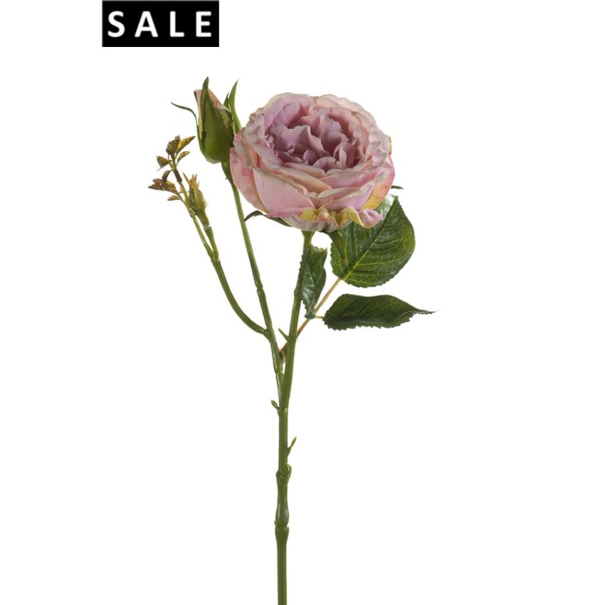 Rose anne spray 37cm lt purple